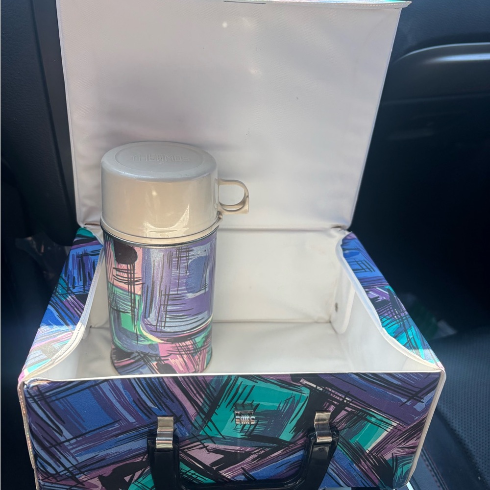 Vintage and rare Thermos Multicolor Food Storage Set